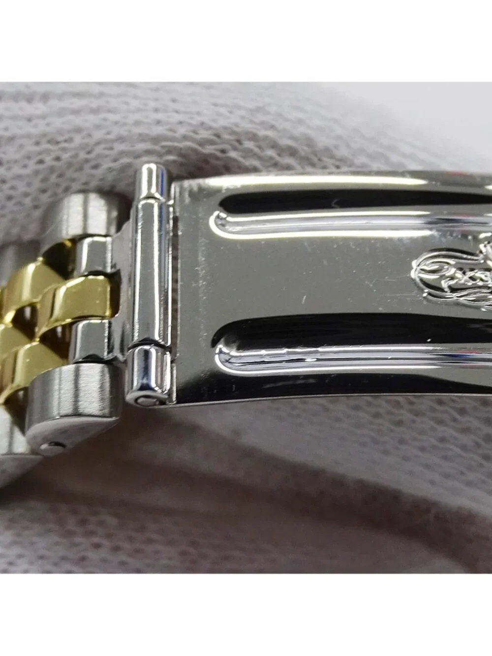 Rolex Datejust Number Watch Boys Automatic Winding at Stainless Steel Gold YG